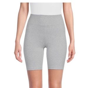 DEREK HEART Biker Shorts Size Small Juniors Gray Womens NWOT